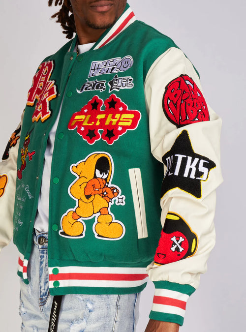 Politics Jacket - Crawford Brown Varsity - 427